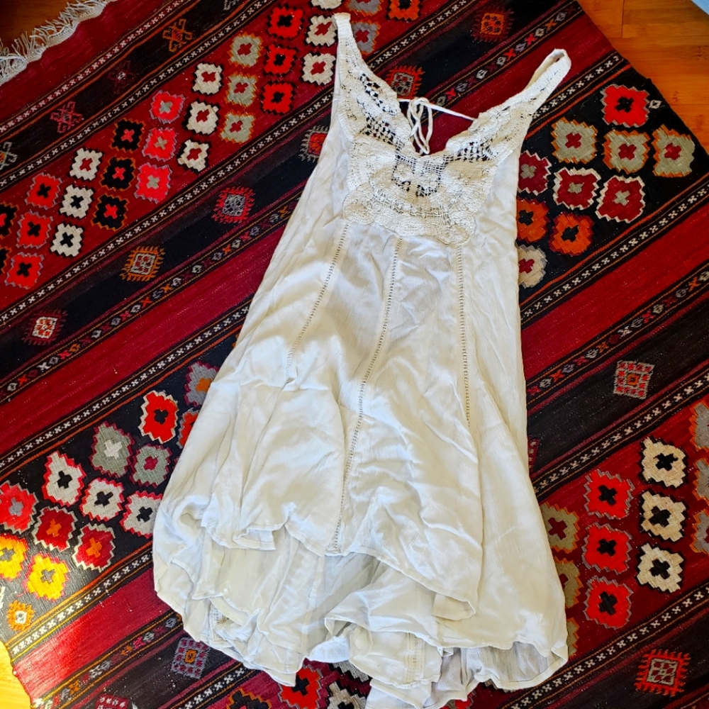 O'Neill/Anna Sui Small cream summer dress